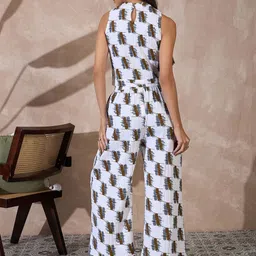 all about you Geomatric Printed Tunic With Trouser Co-Ords image 5