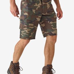 SOLOGNAC By Decathlon Men Camouflage Printed Mid- Rise Cotton Shorts-picture-0