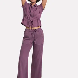 Terra Luna Women Smart Tapered Fit Trousers-picture-13