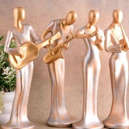 Zart Gold-Toned Figurine Showpiece-image-61