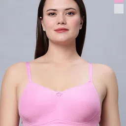 In Care Women Pack of 2 Full Coverage Non Padded and Non-Wired T-Shirt Bra-image-72