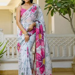 Mitera Floral Printed Saree-picture-47