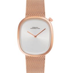 French Connection Women Dial & Stainless Steel Bracelet Style Straps Analogue Watch FCN0112RGM-26