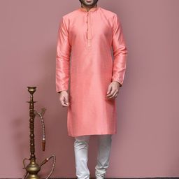 RANAK Men Embroidered Regular Kurta with Pyjamas-picture-15