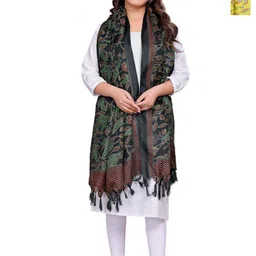 Kemza Selection Of 2 Floral Printed Kalamkari Dupattas-picture-5