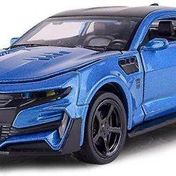 1 32 Bumblebee Chevrolet Model Car Sports Metal car toy-image-70