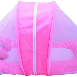 zepham Soft and Comfortable New Born Baby Bedding Set with Protective Mosquito Net and Pillow (0-6 Months) Standard Crib image 2