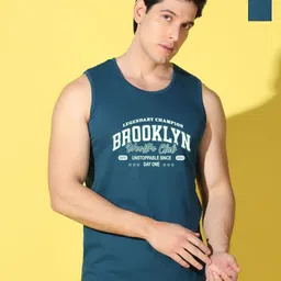 WOOSTRO Men Typography 2 Printed Applique Slim Fit T-shirt-image-79