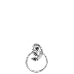 VALANOVA Women Hallmarked 14K White Gold & Certified Lab Grown Diamond Nosepin-picture-43