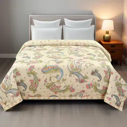 IVAZA Brown AC Room Double Bed Microfibre Comforter-image-89