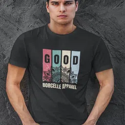 MASTI TEES Printed Pure Cotton Relaxed Fit Round Neck T-Shirt-picture-1