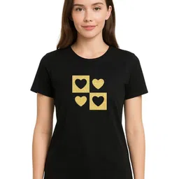 MORDEN MUSE Graphic Printed Round Neck Cotton T-shirt-picture-39