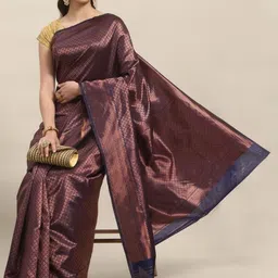 Quelea Woven Design Zari Pure Silk Banarasi Saree-image-80