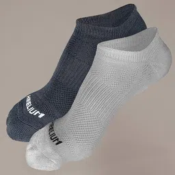Heelium Men Pack Of 2 Printed Ankle Length Ultra-Soft, Thin & Breathable Socks-image-101