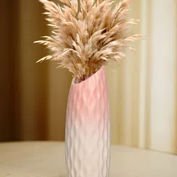 Aura Pink & White Porcelain Dual Color Flower Vase-image-48