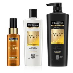 TRESemme Set of Gloss Hair Serum 50ml + Lamellar Gloss Shampoo 580ml + Conditioner 190ml-18