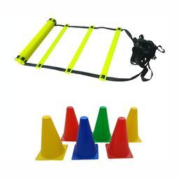 YMD Set Of 7 Ladder & Soccer Maker Cone Sports Kits-5