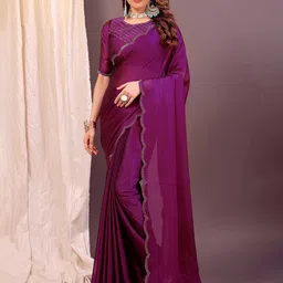 Florence Beads and Stones Pure Georgette Saree-picture-0
