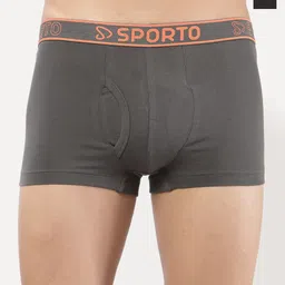 Sporto by Macho Men Pack Of 2 Short Trunks Sprto_M1022-B(1)-CH(1)-S-picture-1