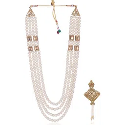 JIYANSHI FASHION Men Gold Jewellery Set-image-78