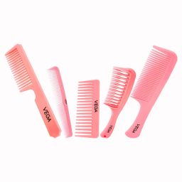 VEGA Combs - Set Of 6 (Rs.51/- Off) (HCS-03) Color May Very-picture-5