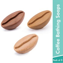 MCaffeine Assorted Coffee Bathing Soap Trio - Value Pack of 3 for a Caffeinated Shower Experience-picture-22