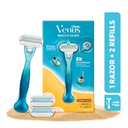 Gillette Venus Razor with Aloe Extract & 2 Refills Combo-picture-6
