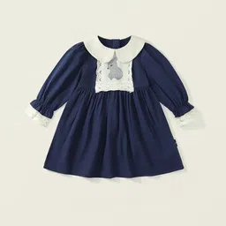 JC SPARKLE Girls Puff Sleeve A-Line Dress-image-83