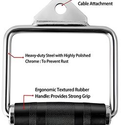 YMD Pair of D Handle With Rubber Hand Grips With S Lock image 2