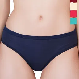 Liigne Pack Of 5 Mid-Rise Basic Briefs VCPC2144-XS-image-58