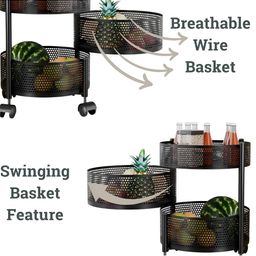 Go Hooked Black Set of 1 Regular Multi-Utility Organisers image 5