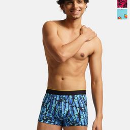 bummer Pack Of 3 Men's Underwear Mircomodal Printed Trunks TRMCICEGT03S-picture-56