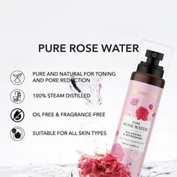 fabessentials Pure Rose Water For Balancing & Refreshing - 110 ml image 5