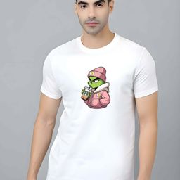 KAIDO Graphic Printed Round Neck Cotton T-shirt-image-51