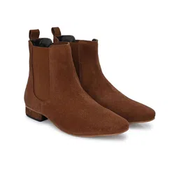 CARLO ROMANO by Wasan Shoes Women Suede Leather Chelsea Boots-picture-41