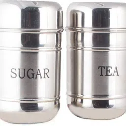 Steel Tea Coffee & Sugar Container - 550 ml-25