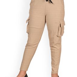 BAESD Girls Solid Mid Rise Cargos-picture-12