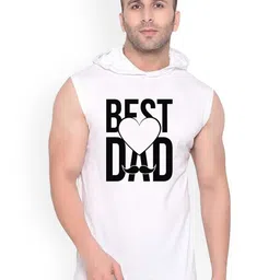 Fashnobic Best Dad Printed Innerwear Gym Vest K_Print-207_gym_vest White M-image-26