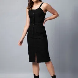 Tripursundari Fashion Women Shoulder Straps Bodycon Dress-picture-49