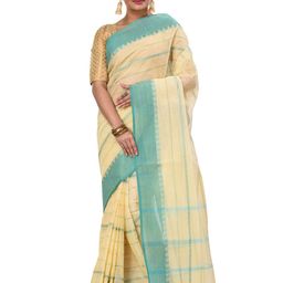 DipDiya Striped Pure Cotton Taant Saree-picture-37