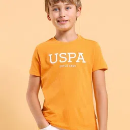 U.S. Polo Assn. Kids Boys Brand Logo Printed T-shirt-picture-41