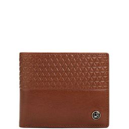 Da Milano Men Geometric Textured Leather Two Fold Wallet-picture-13