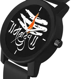 CSAMON Men Printed Dial & Straps Analogue Watch Pado BLK Tilak Mahadev 804 BLK_SH image 4