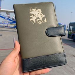 TPC Gifts Men Solid Detachable Flap Passport Holder Zip Coin Pocket Button Leather Wallets-17
