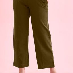 Go Colors Women Loose Fit High-Rise Trousers-image-42