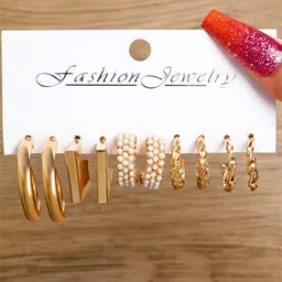 PolluxCraft Geometric Studs Earrings-44
