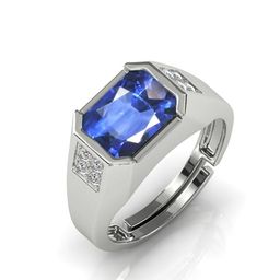 RRVGEM 5.50 Ratti Blue Sapphire Finger Ring image 2