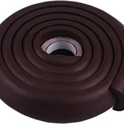 Baby Safety Strip Furniture Edge Guard Cushion Corner Cover 2 Meter 6.5 feet Tape Infant Bump Protector (L Shape_Brown)-17