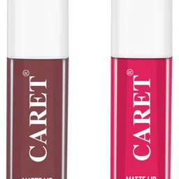 CARET ORGANIC Set Of 2 Super-Pigmented Liquid Matte Lipsticks - 2 ml Each - Shade 1 - 4- image 2