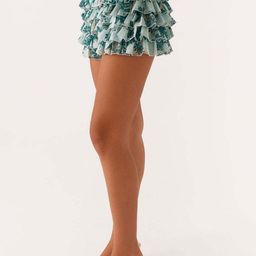 LULU & SKY Women Printed Low-Rise Shorts-image-57